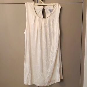 H&M scoop neck sleeveless top with silver embellishments